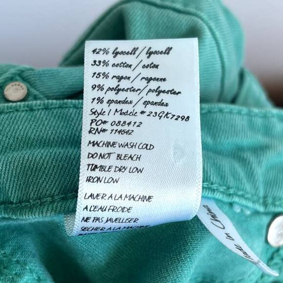 BLANKNYC Kids Girls‎ Skinny Jeans Size 10 Green - Picture 5 of 5